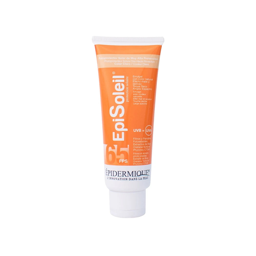 Epidermique Episoleil Emulgel SPF65 Tono Claro x 70 g