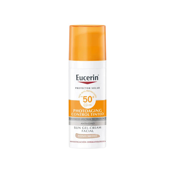 Eucerin Protector Solar Photoaging Control Antiedad Tono Medio x 50 ml - Eucerin