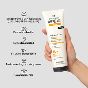 Heliocare 360 Advanced Gel SPF50 x 250 ml - Cantabria