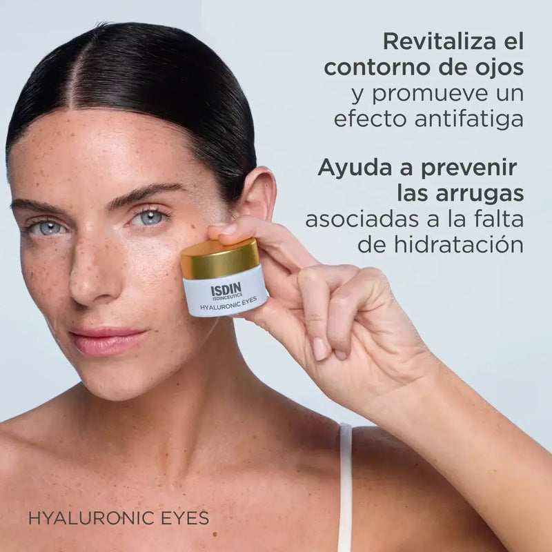 Isdin Hyaluronic Eyes Gel - Contorno de Ojos Hidratante - Isdin