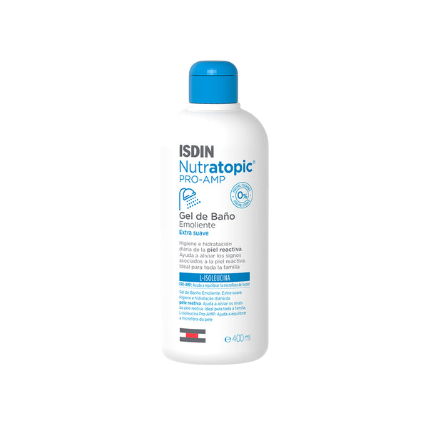 Isdin Nutratopic Pro-Amp Gel De Baño Emoliente x 400 ml - Isdin