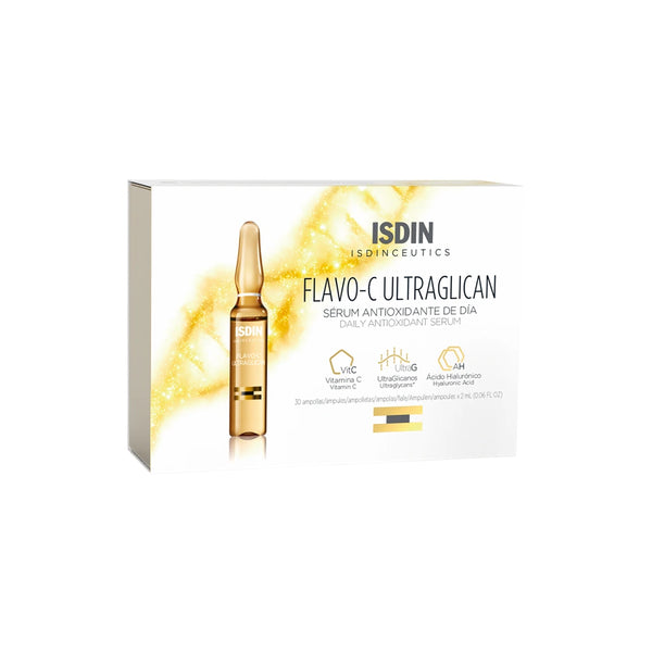 Isdin Flavo-C Ultraglican Serum Antioxidante x 30 Ampollas - Isdin
