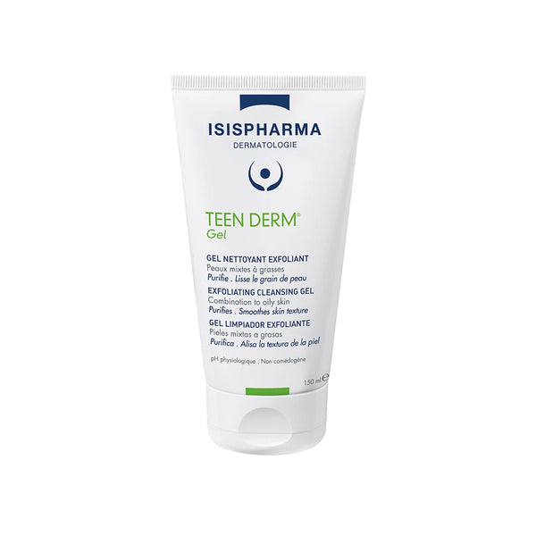 Isispharma Teen Derm Gel Limpiador Exfoliante x 150 ml - Isispharma