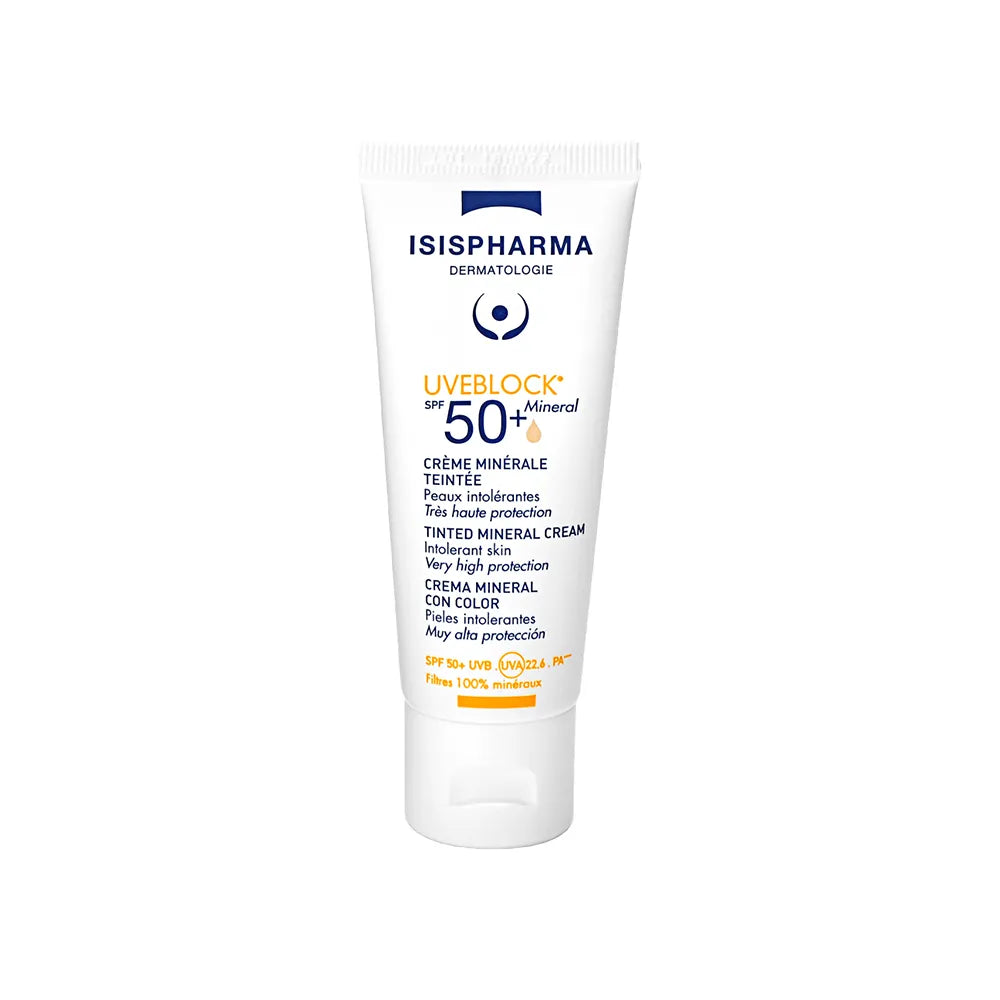 Isispharma Uveblock SPF50+ Crema Mineral Con Color x 40 ml