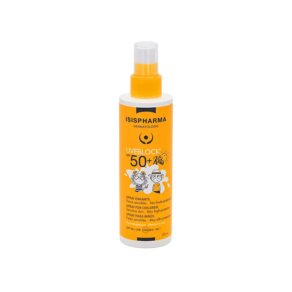 Isispharma Uveblock SPF50+ Kids Spray - Protección solar infantil
