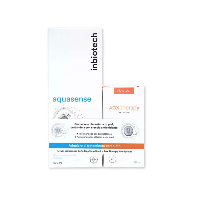 Kit Inbiotech AOX Therapy: Antioxidantes e Hidratación - Inbiotech