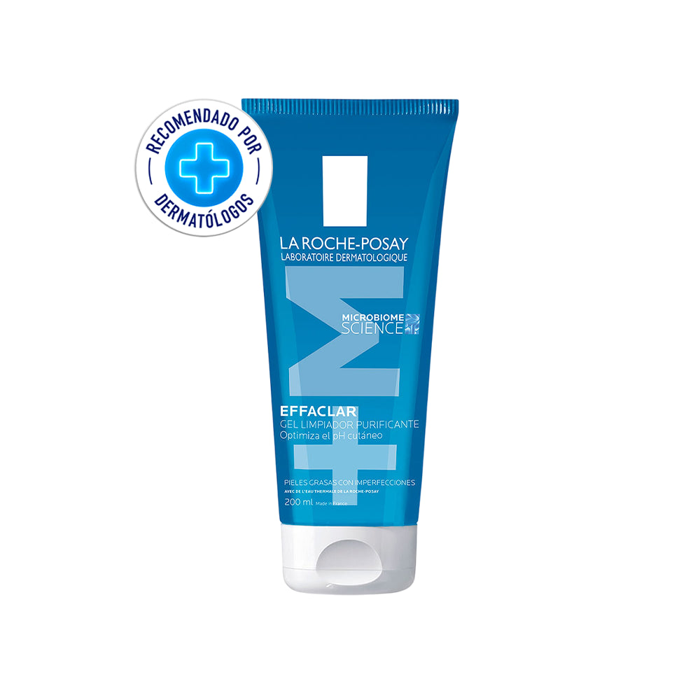 La Roche Posay Effaclar +M Gel Limpiador Purificante x 200 ml