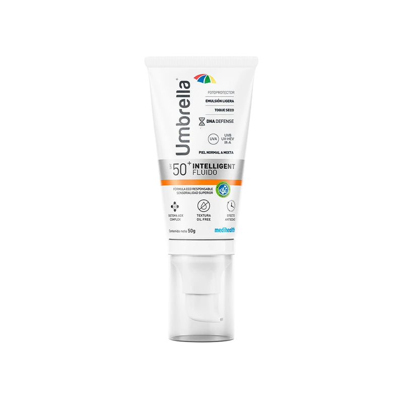 Medihealth Umbrella Fotoprotector Intelligent Fluido SPF50+ x 50 g - Medihealth