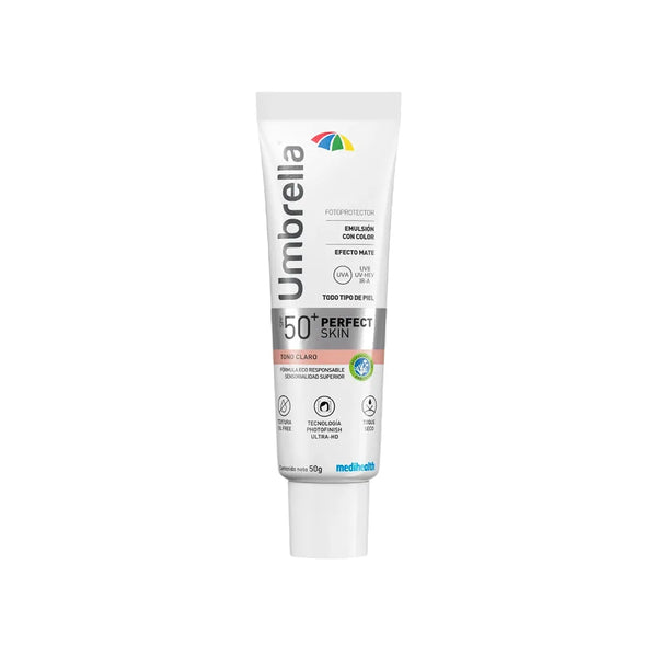 Medihealth Umbrella Fotoprotector SPF50+ Perfect Skin Tono Claro x 50 g - Medihealth