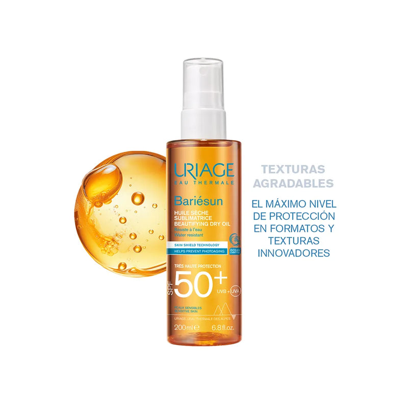 Uriage Bariesun Aceite Seco Embellecedor SPF50 x 200 ml - Uriage