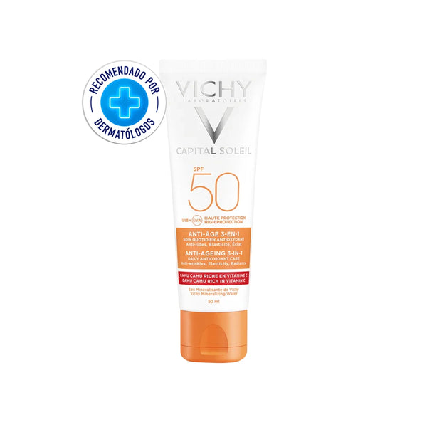 Vichy Capital Soleil Antiedad 3 en 1 x 50 ml - Vichy