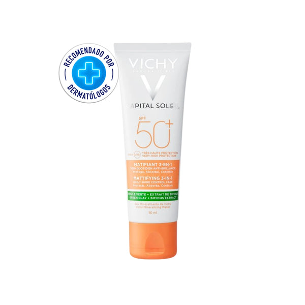 Vichy Capital Soleil Matificante 3 En 1 x 50 ml - Vichy