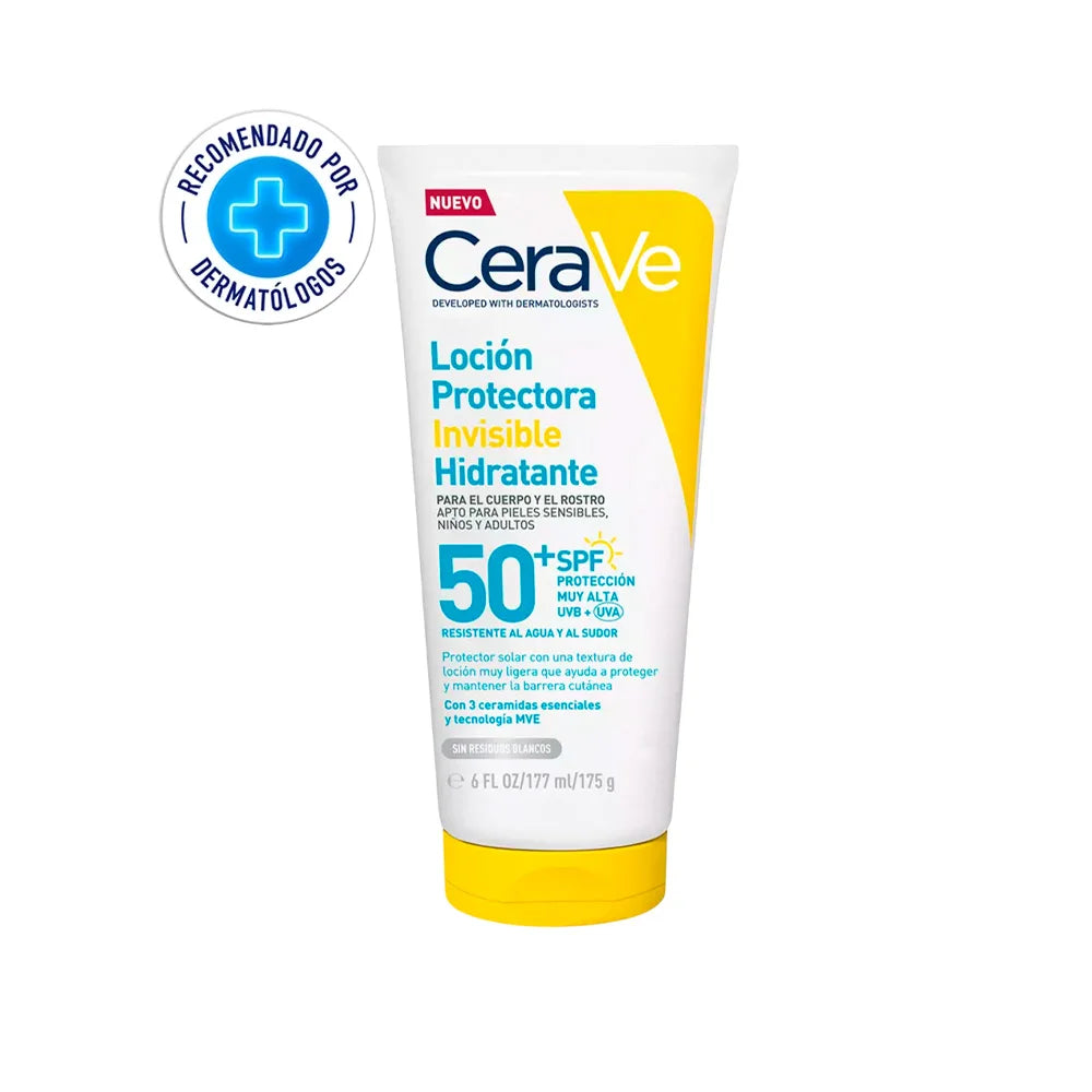 Cerave Locion Protectora Invisible Hidratante spf 50 x 177 ml - Cerave
