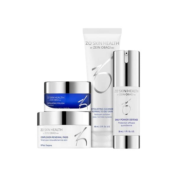 ZO Daily Skincare Program Exfoliating Cleanser 60 ml + Polish 16 gr + Complexion Pads x 30 + Daily Power x 30 ml