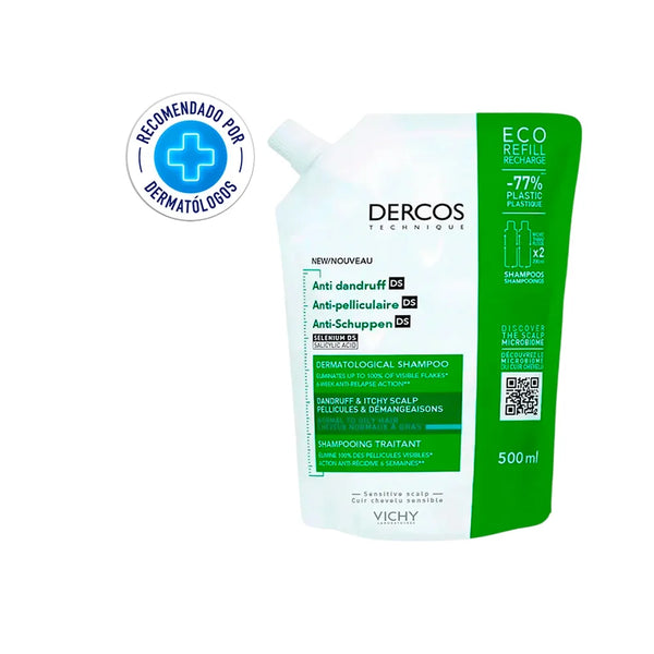 Vichy Dercos DS Shampo Anticaspa Refill x 390 ml
