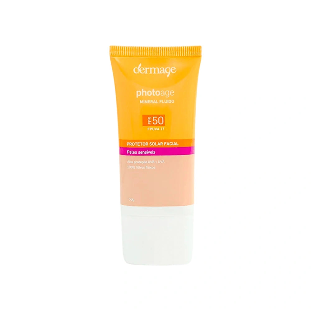 Dermage Photoage Mineral Fluido spf 50 Tono Medio x 50 gr - La Peau