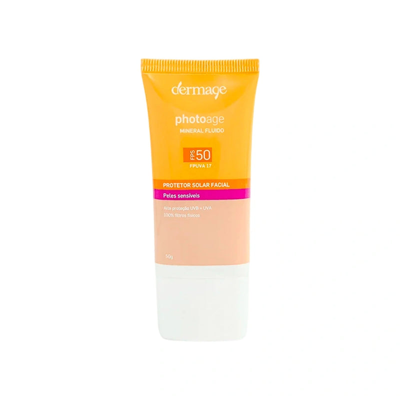 Dermage Photoage Mineral Fluido spf 50 Tono Medio x 50 gr - La Peau