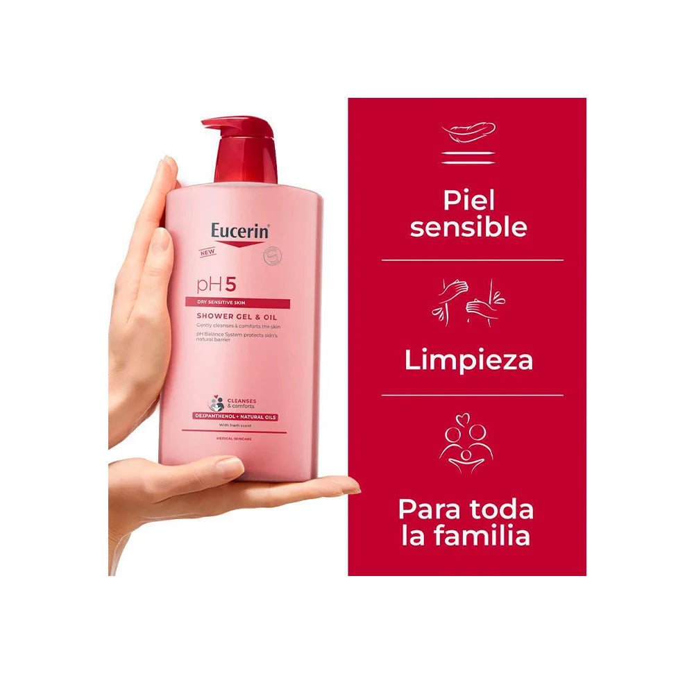Eucerin Ph5 Aceite Y Gel De Ducha x 1 Litro - Eucerin