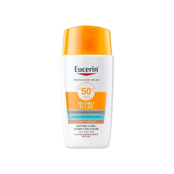 Eucerin Protector Solar Hydro Fluid Tono Medio x 50ml - Eucerin