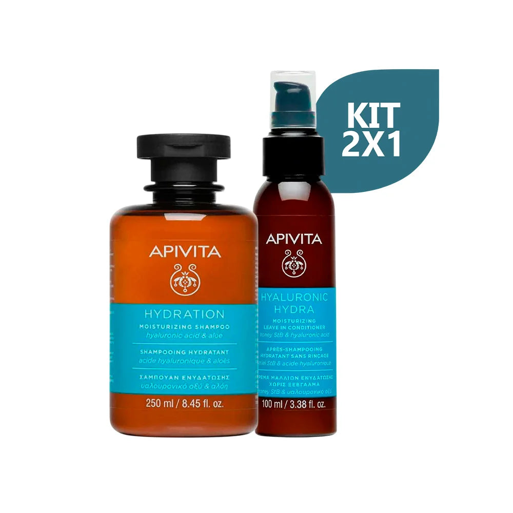 Kit Apivita Hyaluronic Shampo x 250 ml + Apivita Hyaluronic Acondicionador x 100 ml - Apivita