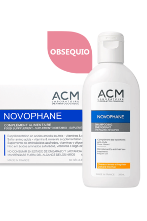 Kit Novophane Capsulas + Shampoo Energizante