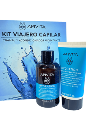 Kit Apivita Champu 75 Ml + Acondicionador Hidratante 50 Ml