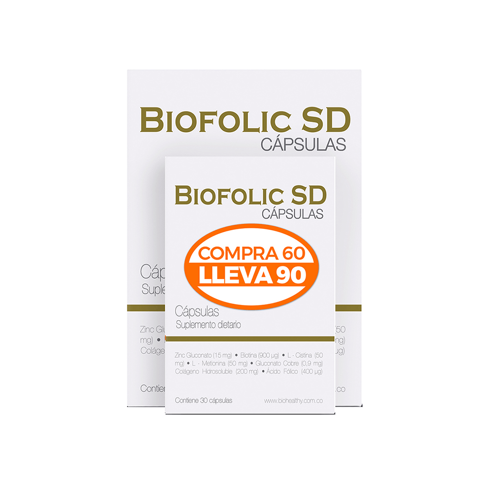 Biofolic SD Capsulas x 60 + Obsequio de 30 Cap