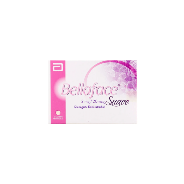 Bellaface Suave 28 Tabletas 2mg/20mcg