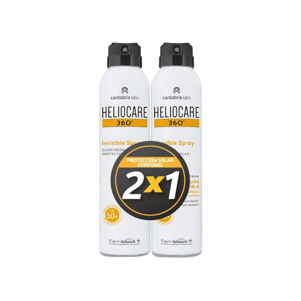 Kit Heliocare Invisible Spray Paga 1 LLeva 2 Unidades x 200 ml